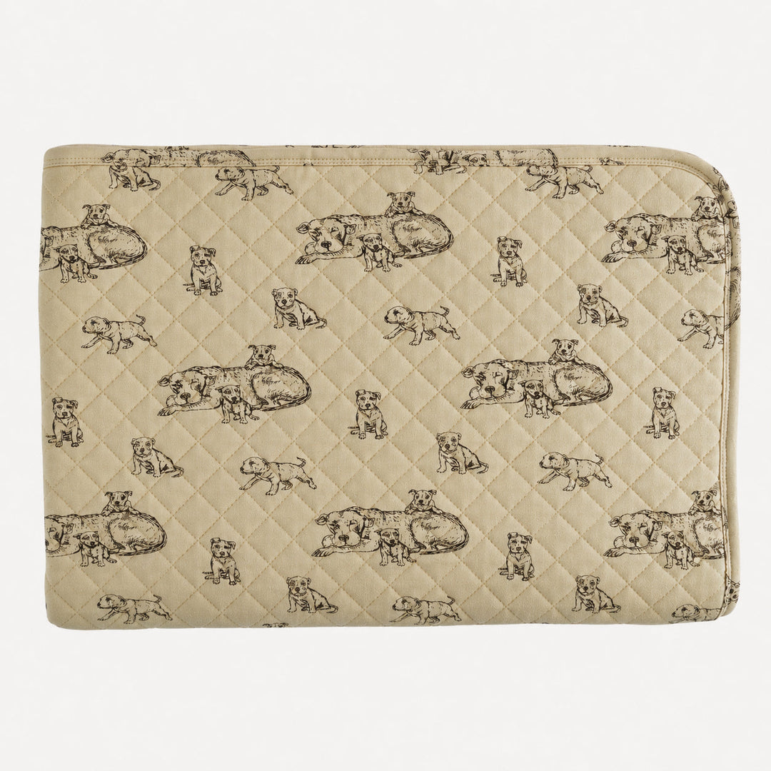 PREORDER classic diamond quilt | pit bulls | bamboo