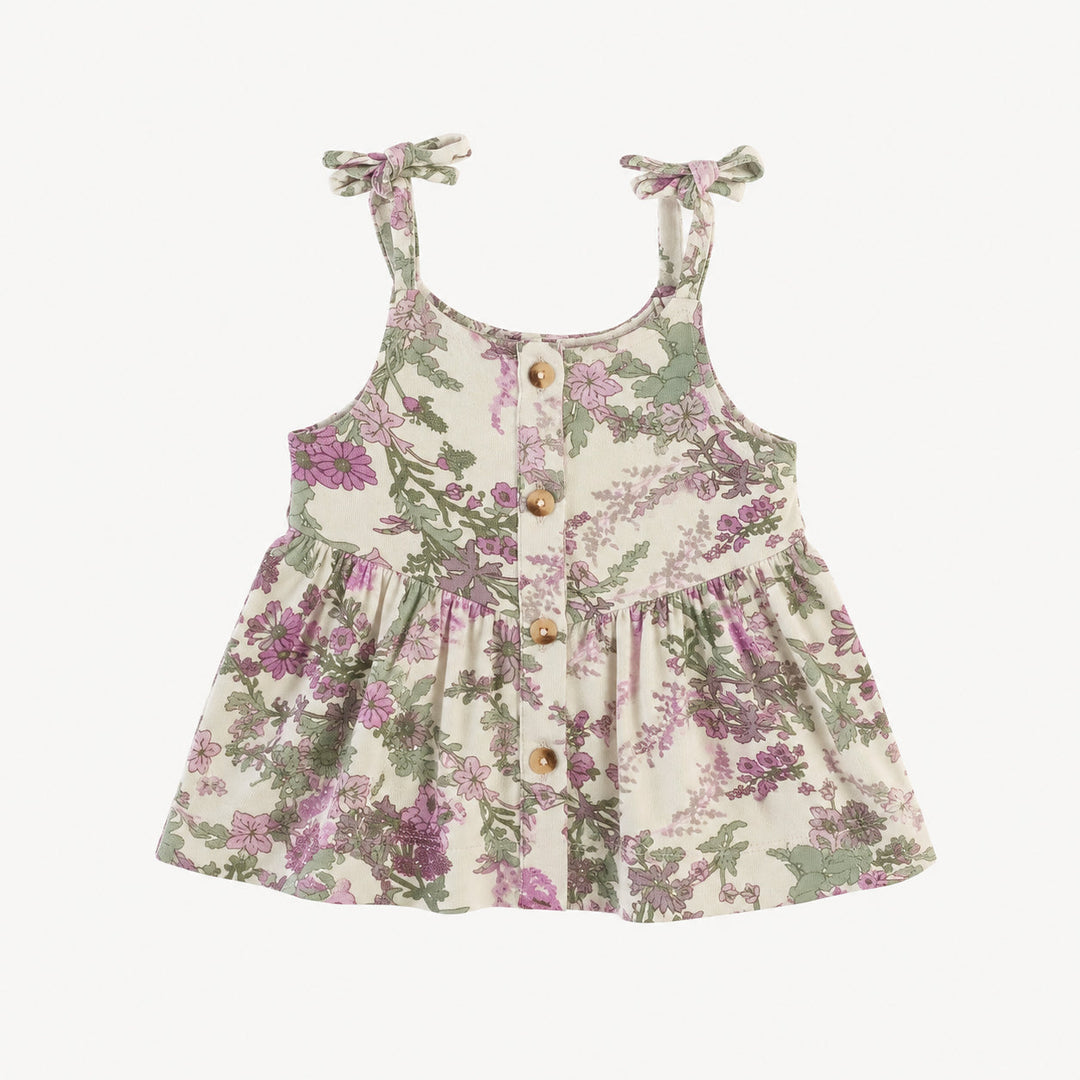 PREORDER emma spaghetti top | violet queen annes lace | modal