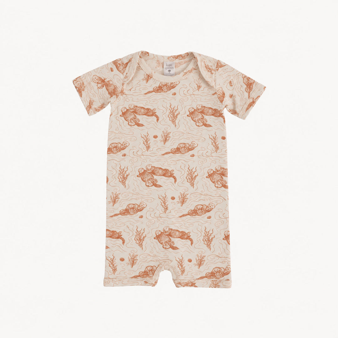 PREORDER short sleeve lap neck shortie | otters | modal