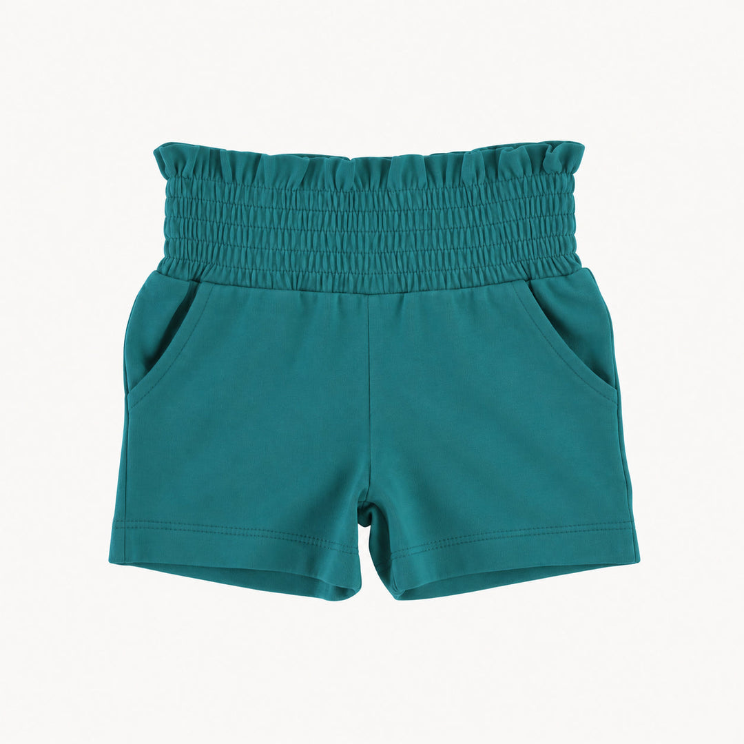 PREORDER smocked short | sea pine | modal