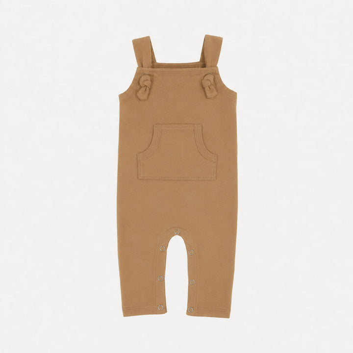 PREORDER tie overall jumpsuit | apple cinnamon | organic cotton interlock
