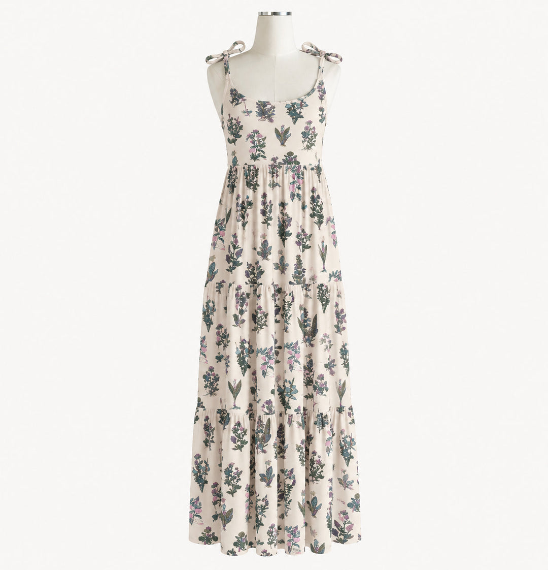PREORDER womens spaghetti tie prairie dress | litho floral | modal