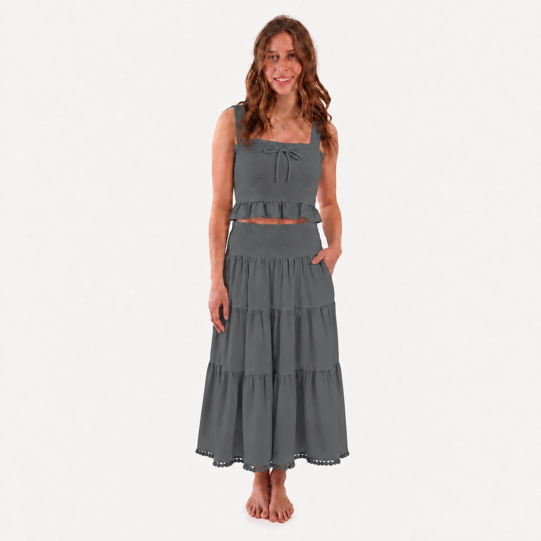 PREORDER womens clara set | iron gate | modal