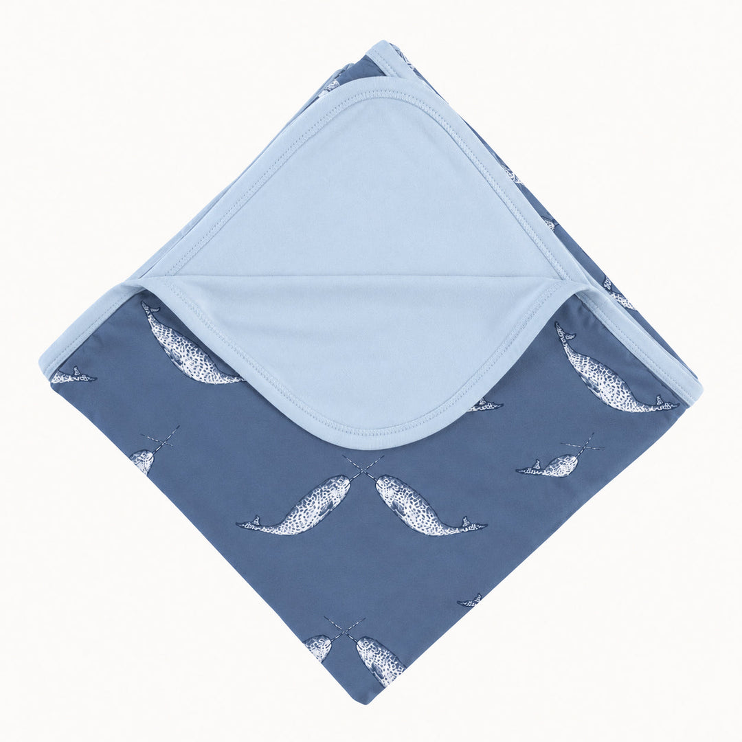 PREORDER double layer blanket | narwhal | modal