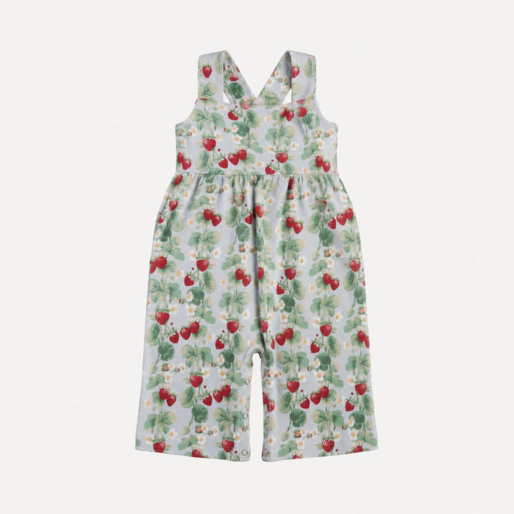 PREORDER gaucho jumpsuit | strawberry vine | bamboo