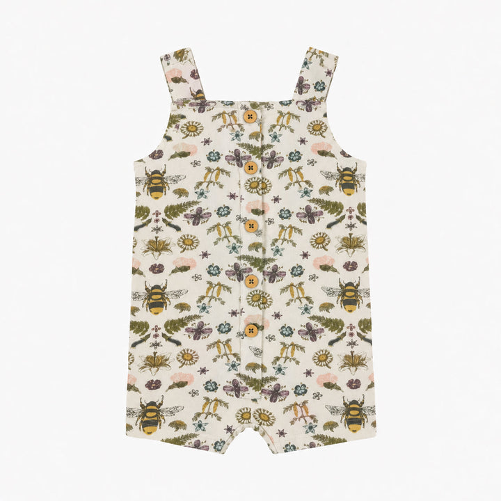 PREORDER button overall shortie | litho bee | modal