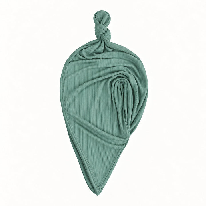 PREORDER classic single layer blanket | wasabi | woods rib