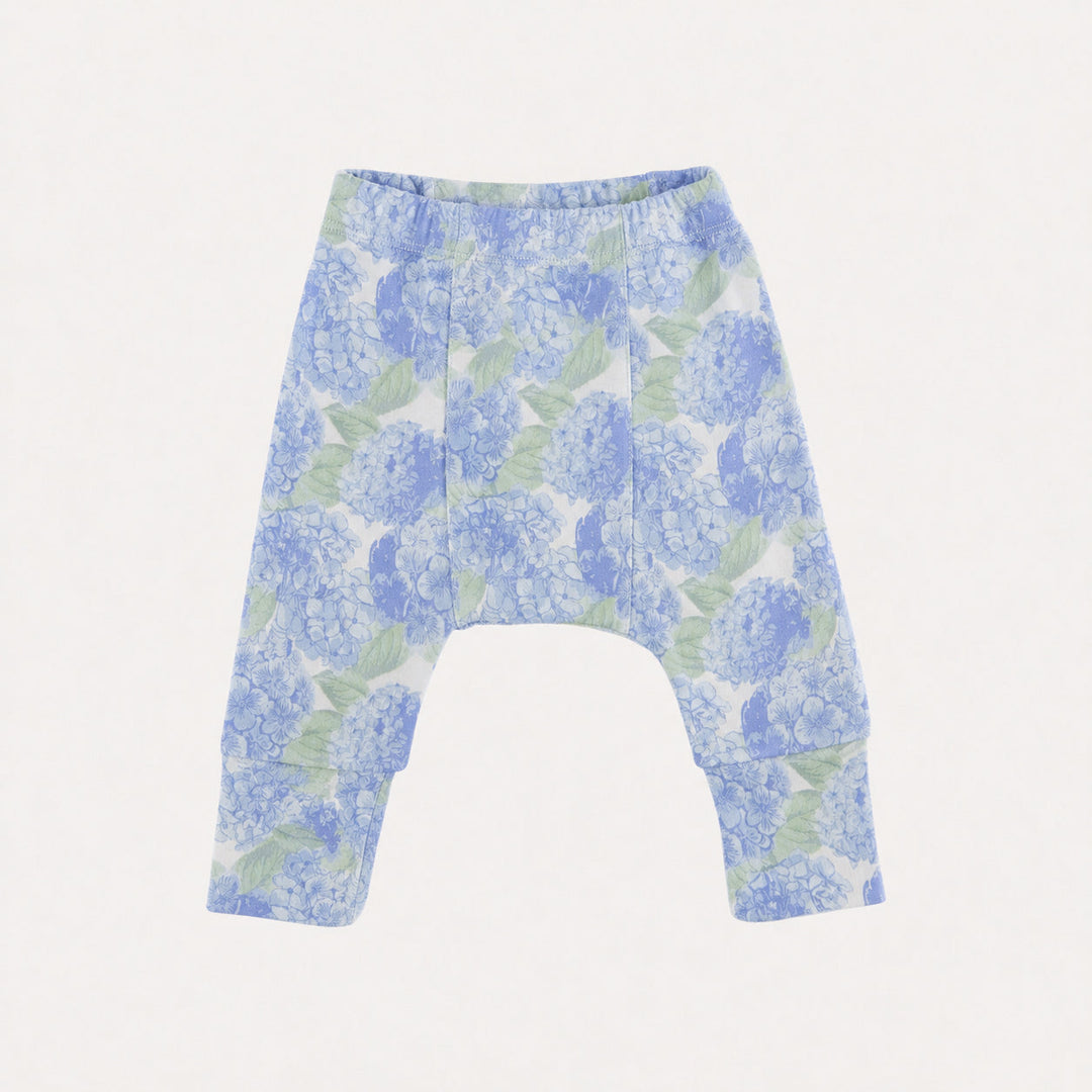 PREORDER classic panda pant | blue hydrangea | bamboo