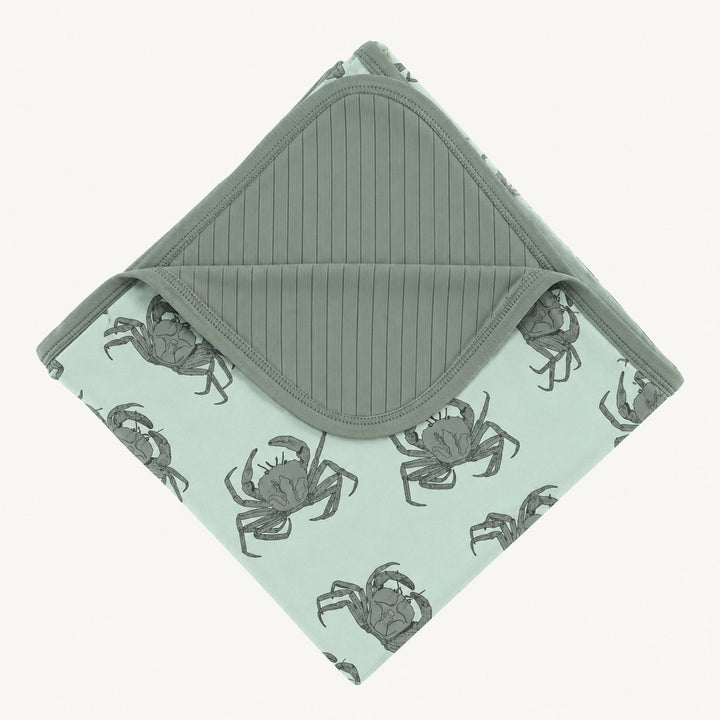 PREORDER double layer blanket | green crab | modal