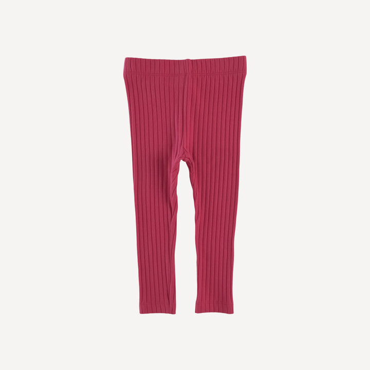 classic skinny legging | american beauty | organic cotton wide rib