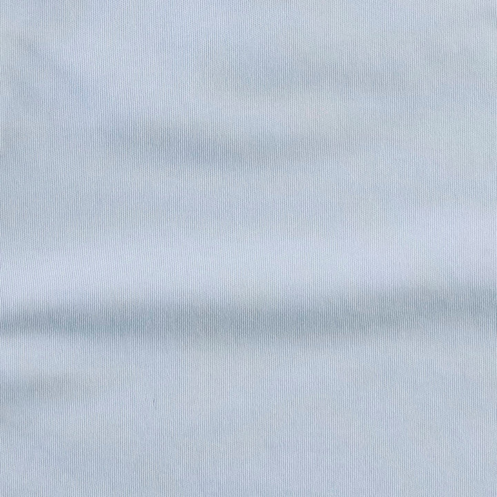 short sleeve ringer tee | arctic blue | organic cotton interlock