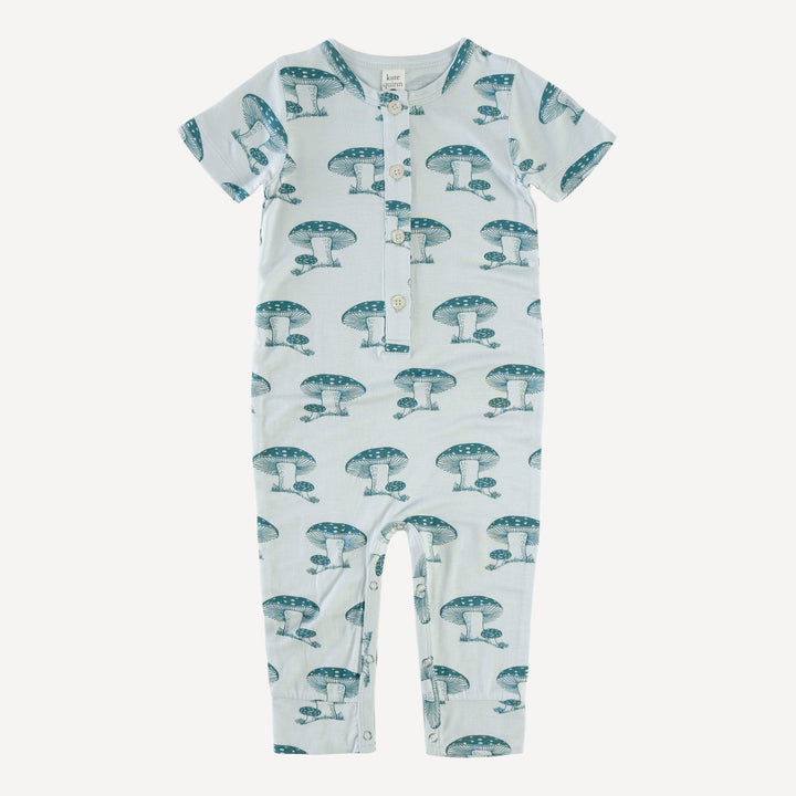 short sleeve sport union suit | arctic toadstool | lenzing modal