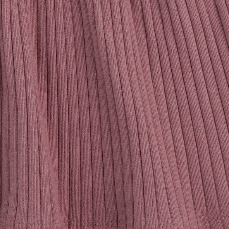 classic skinny legging | ash rose | organic cotton wide rib