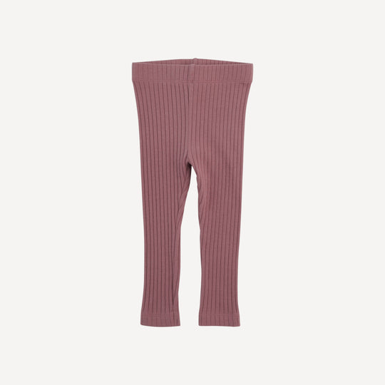 classic skinny legging | caramel | organic cotton wide rib