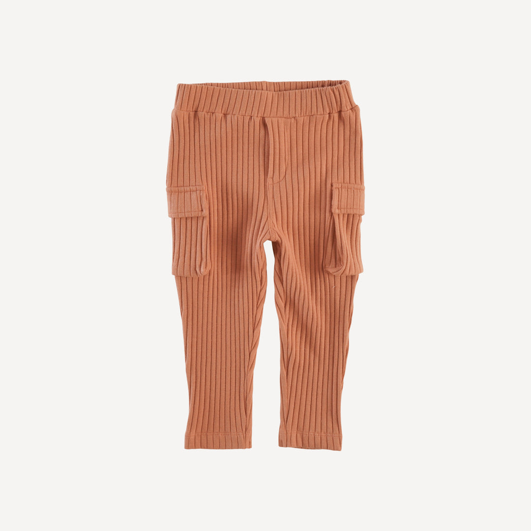 skinny cargo pant | autumn | organic cotton wide rib