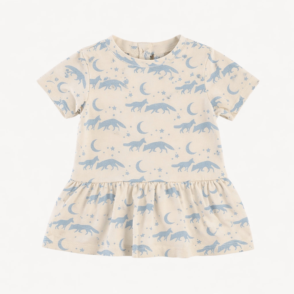short sleeve kate top | coyote moon | organic cotton interlock