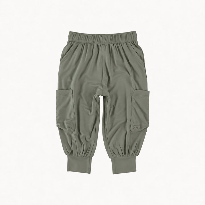 PREORDER cargo bubble pant | vetiver | modal