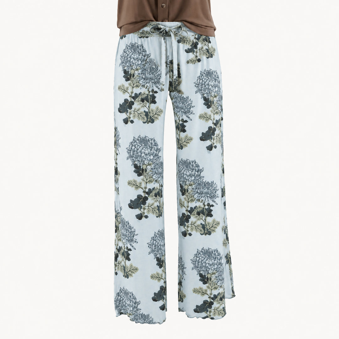 PREORDER womens long pj pant | blue mum | modal