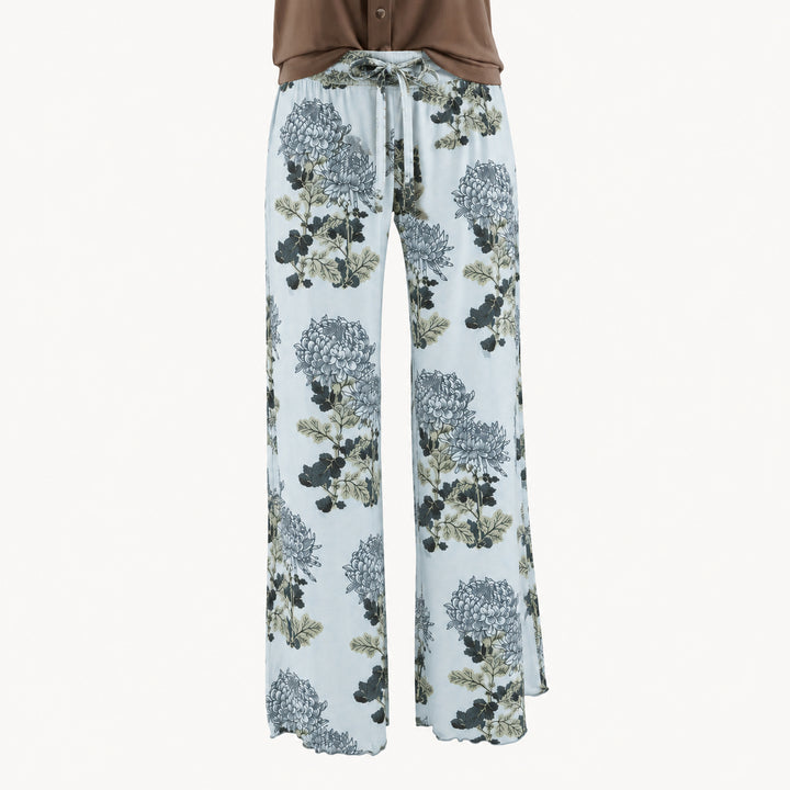 PREORDER womens long pj pant | blue mum | modal