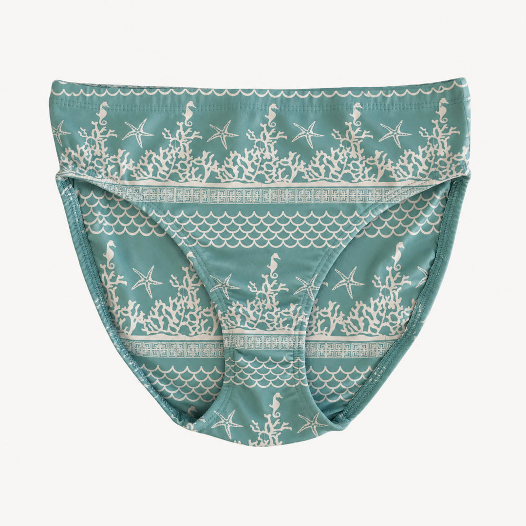 PREORDER womens hipster panties | coral landscape | modal
