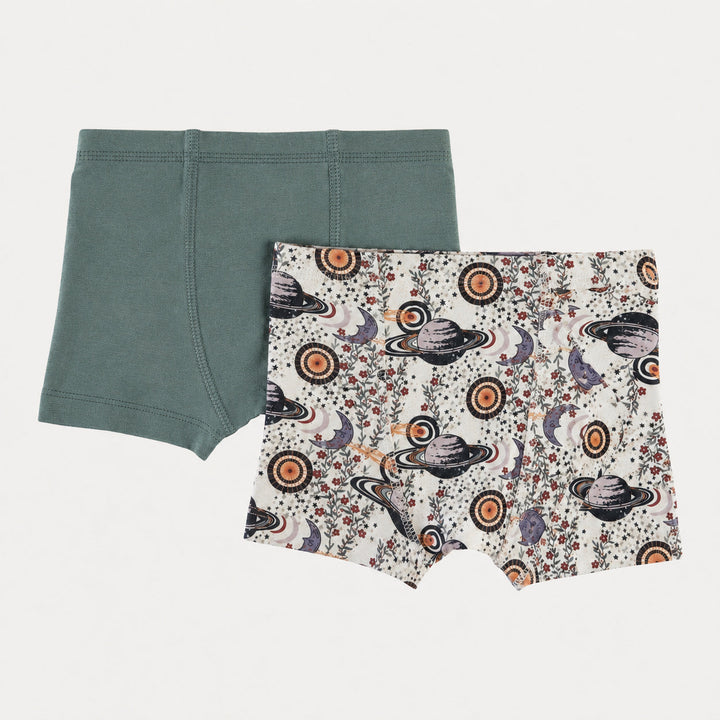 PREORDER boxer set of 2 | mystical planets | bamboo