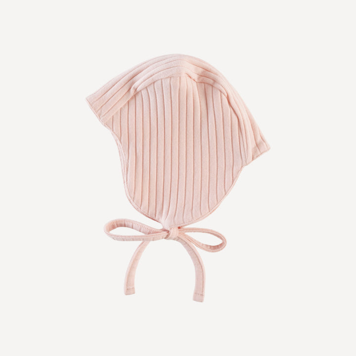 flight hat | ballet pink | organic cotton wide rib