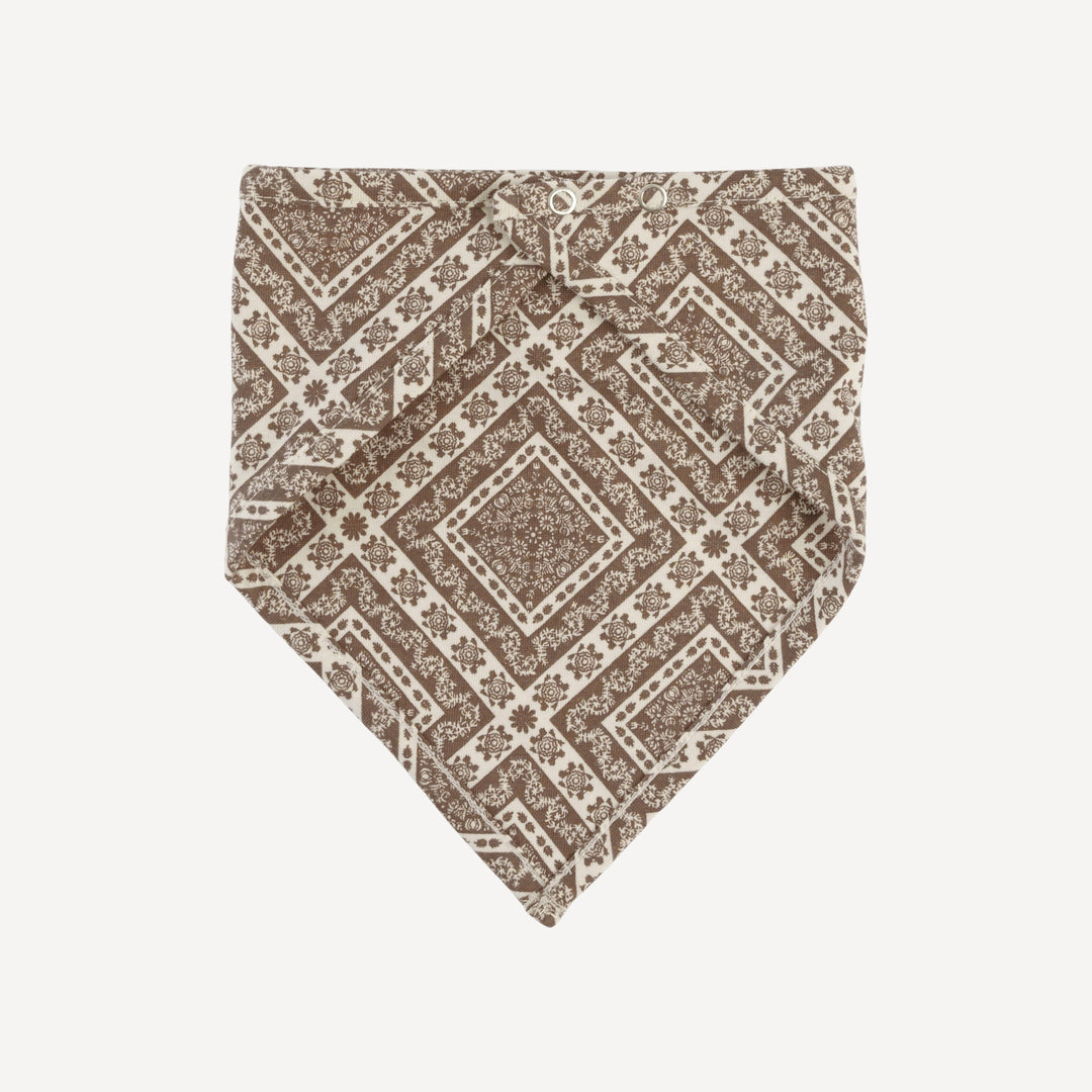 bandana bib | stone bandana | organic cotton jersey
