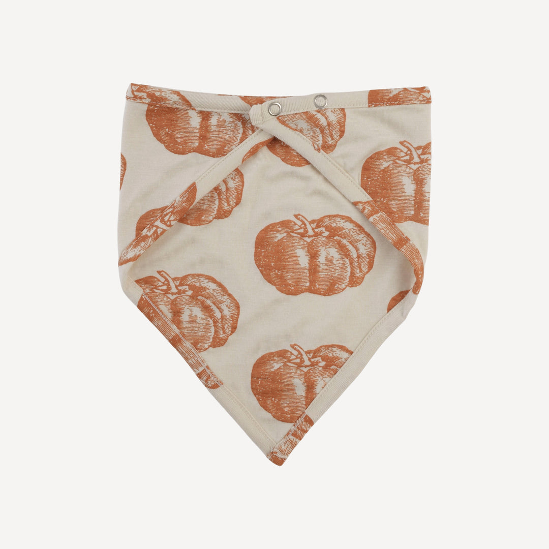 bandana bib | harvest pumpkin | bamboo
