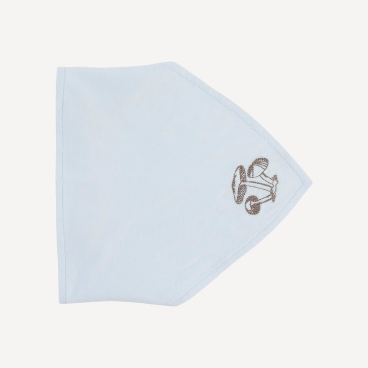 embroidered bandana headband | country air | organic cotton jersey