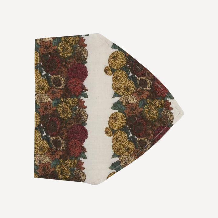bandana headband | harvest floral stripe | organic cotton gauze