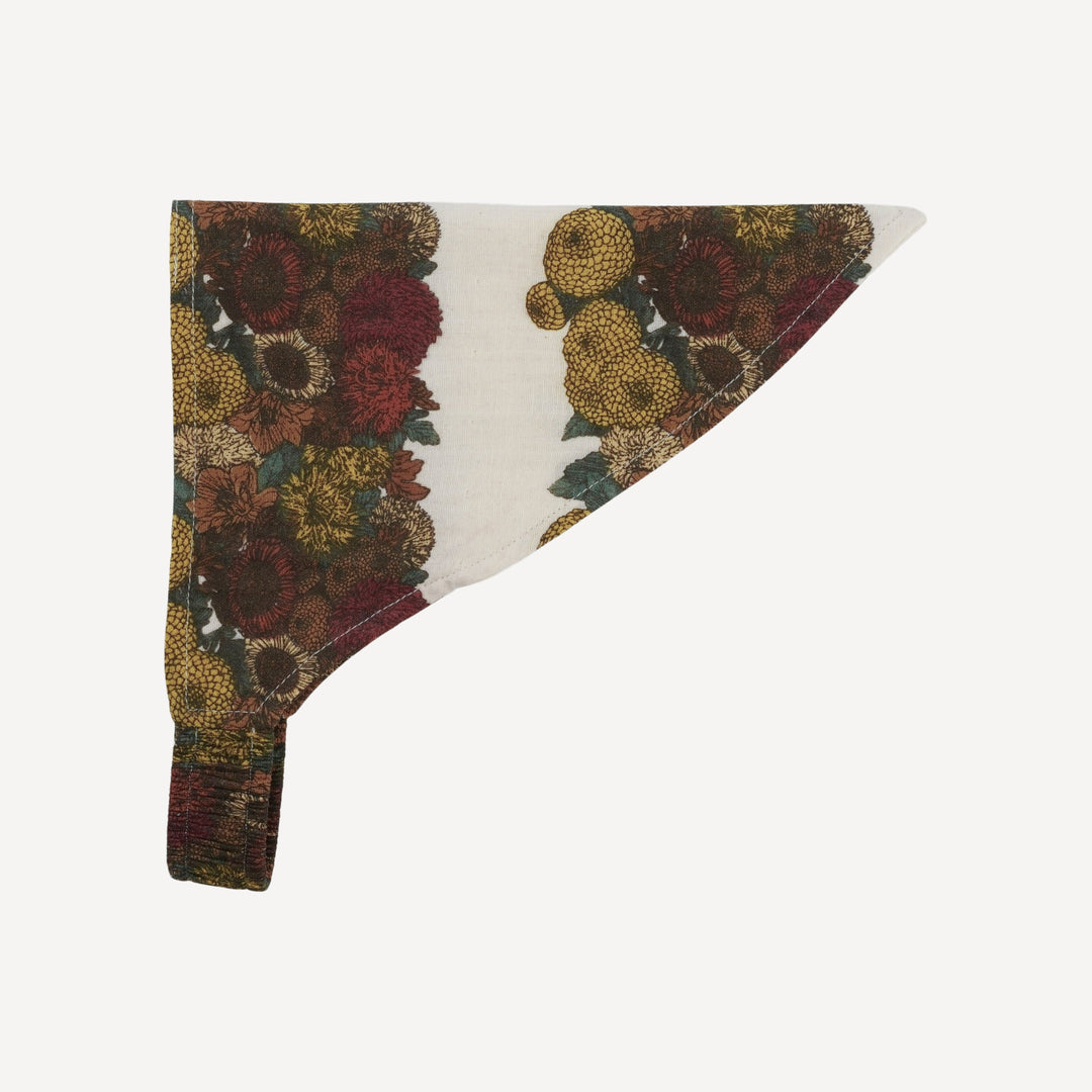 bandana headband | harvest floral stripe | organic cotton gauze