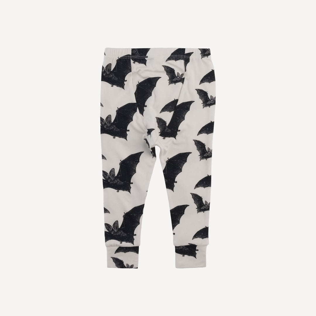long sleeve crew neck pj set | bats | bamboo
