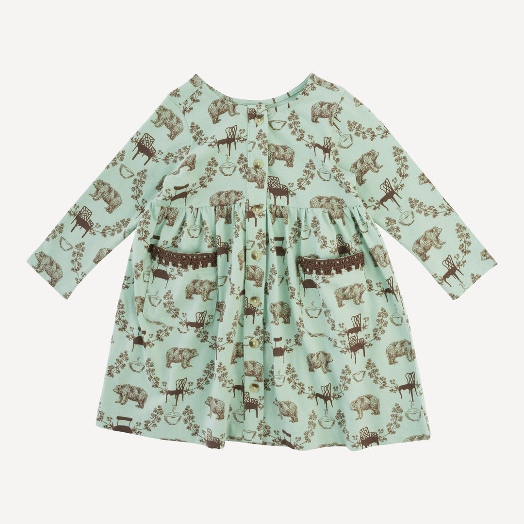 drew dress | bears & chairs | organic cotton jersey