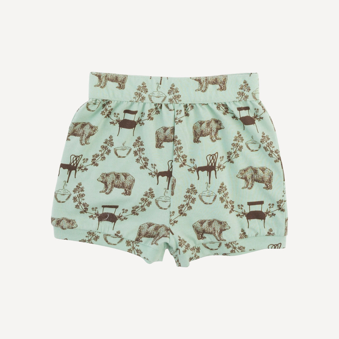 jamie short set | bears & chairs | organic cotton jersey