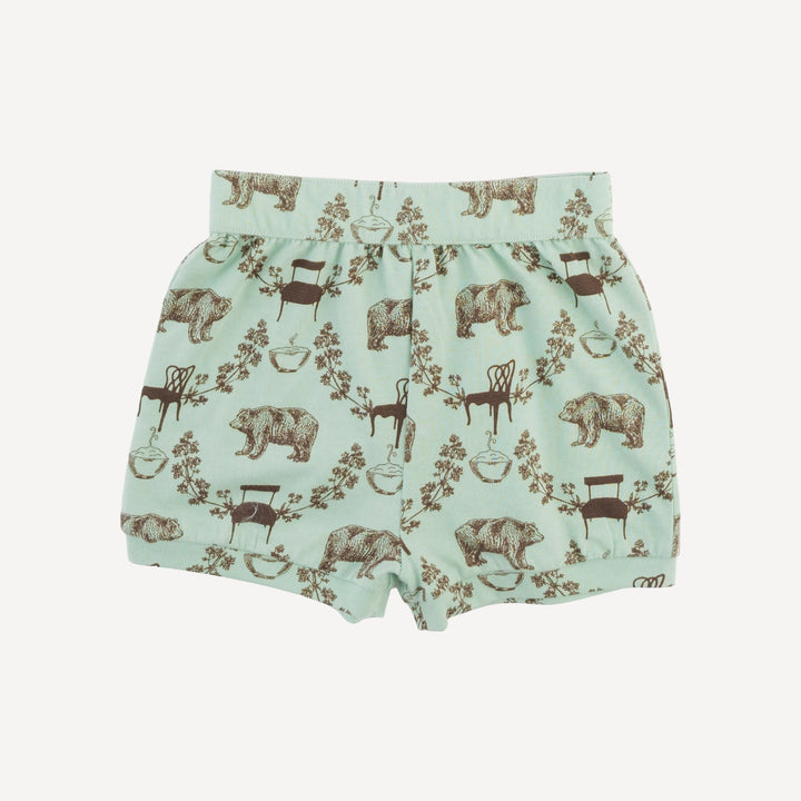 jamie short set | bears & chairs | organic cotton jersey