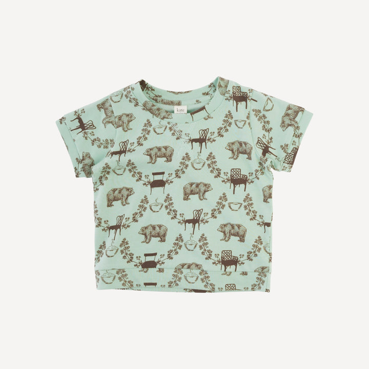 jamie short set | bears & chairs | organic cotton jersey