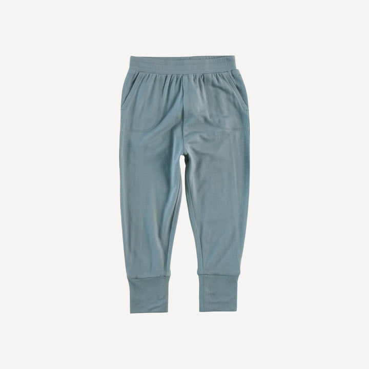 slim sport jogger | bird blue | lenzing modal