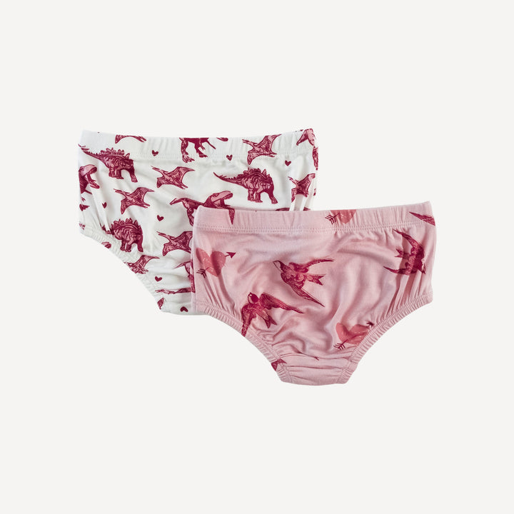 underwear set of two | birds & hearts | lenzing modal