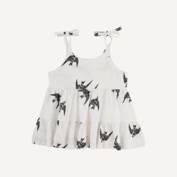 spaghetti tie prairie top and bike short set | blackbirds | modal