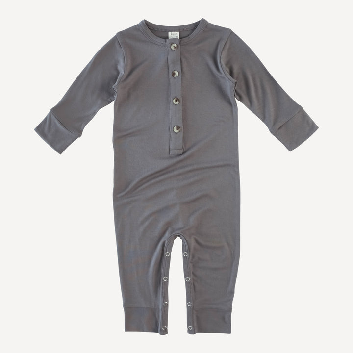 long sleeve sport union suit | blackboard | bamboo