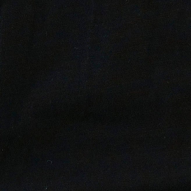 ringer track short | black | organic cotton slub