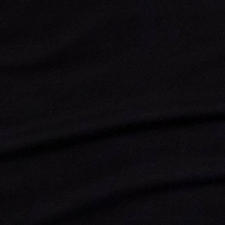 long sleeve little ruffle tee | black | bamboo