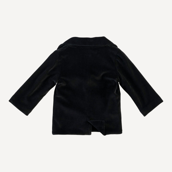 suit jacket | black | organic cotton velour