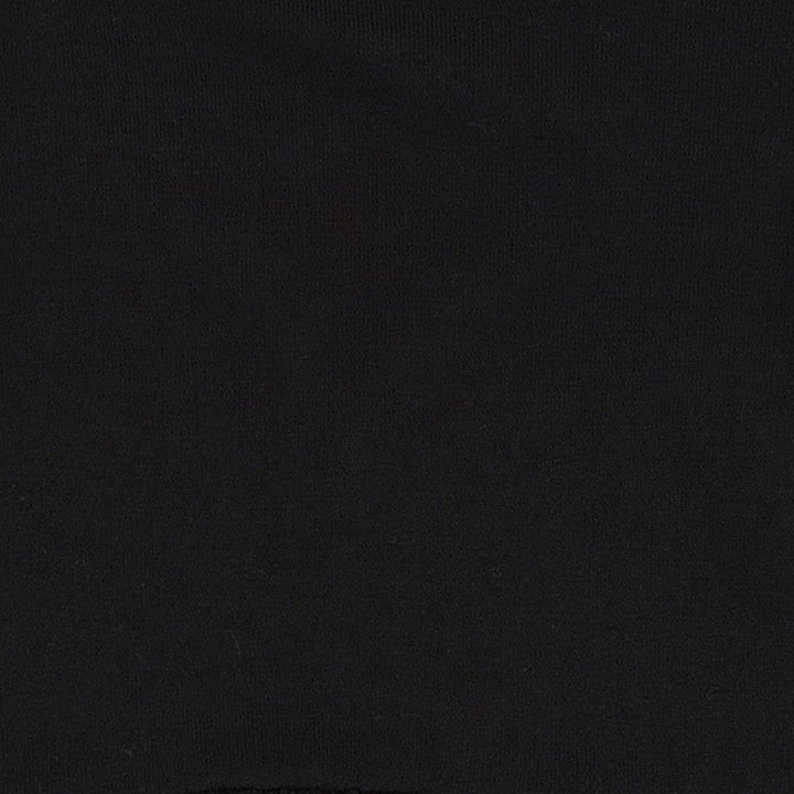 long sleeve lap neck bodysuit | black | bamboo