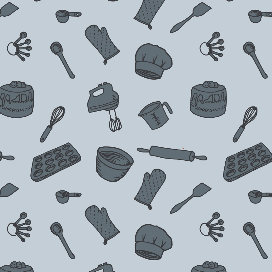 PREORDER underwear set of 2 | blue baking | organic cotton interlock