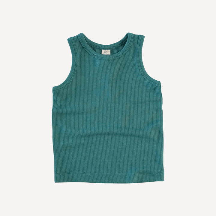 skinny tank | blue cypress | modal skinny rib