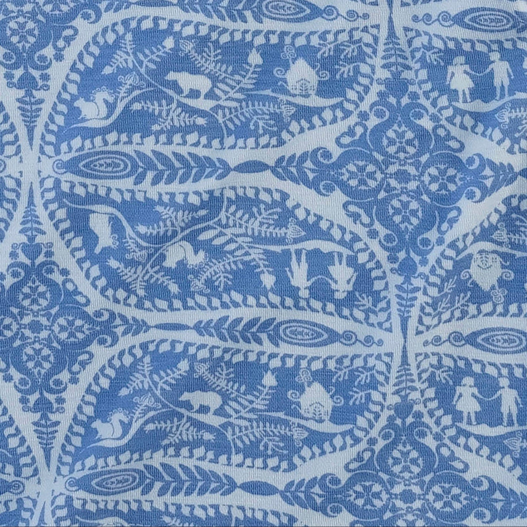 underwear set of 2 | blue fauna | bamboo