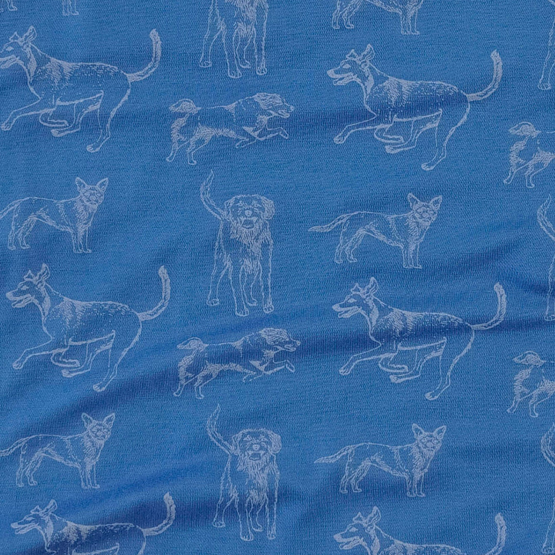 boxer set of 2 | blue mutts | bamboo