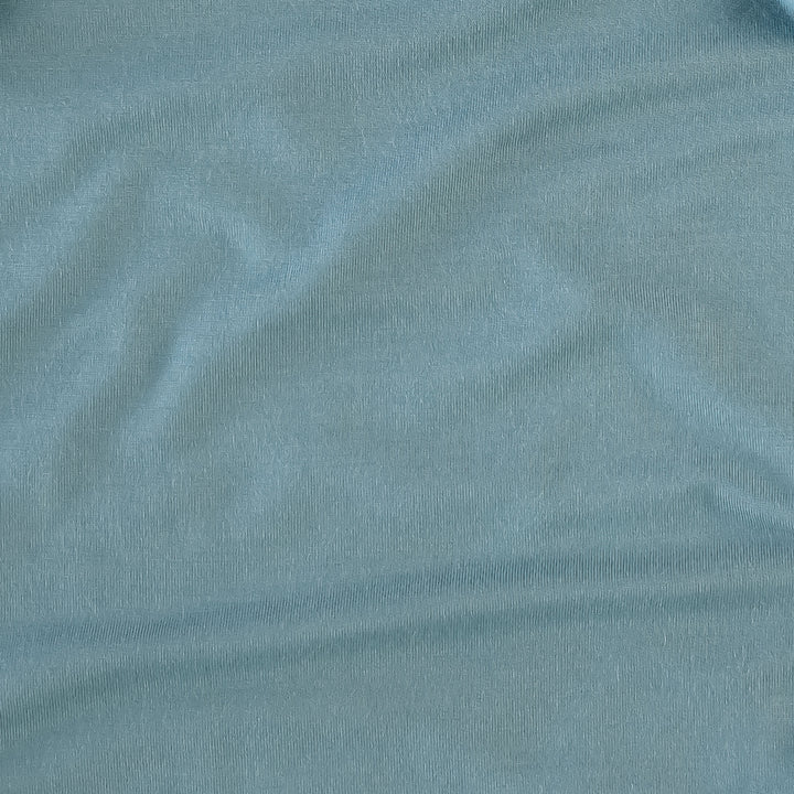 short sleeve lap neck bodysuit | blue opal | lenzing modal