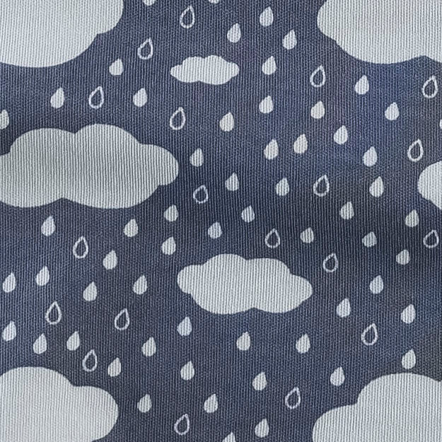 long sleeve ballerina top + legging set | blue rain cloud | organic cotton interlock